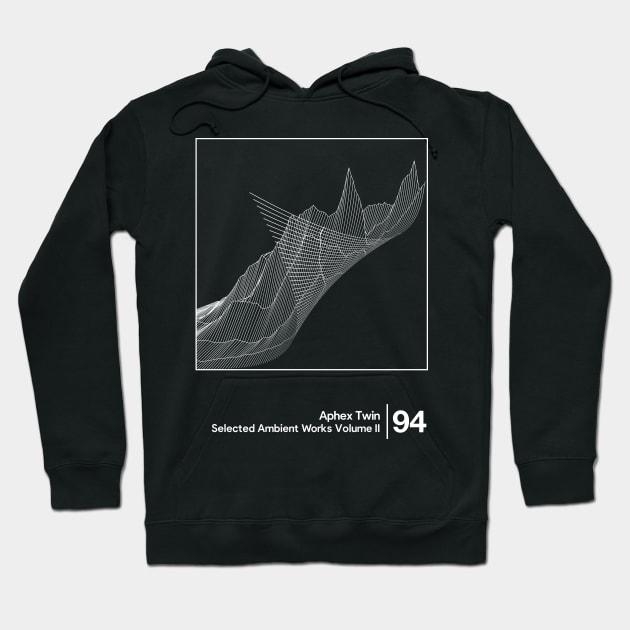 Aphex Twin - Selected Ambient Works Vol II / Minimalist Style Graphic Design Hoodie by saudade